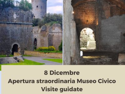 8 dicembre – apertura straordinaria del Museo Civico e visite guidate