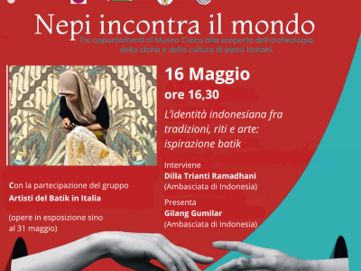 “NEPI INCONTRA IL MONDO” – L’identità indonesiana fra tradizioni, riti e arte: ispirazione batik